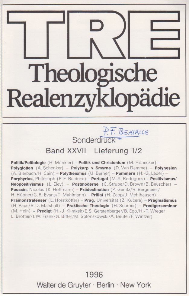 Porphyrius Philosoph. Beatrice Pier Franco Buch gebraucht